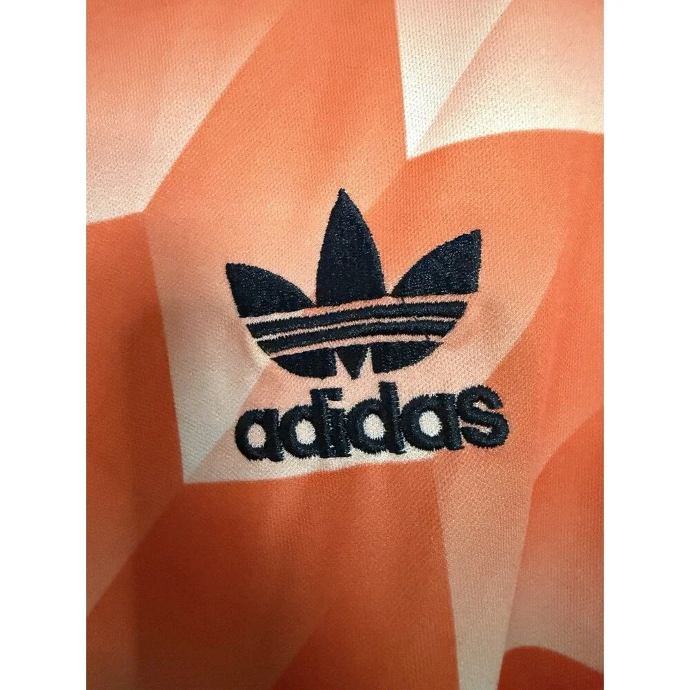Vintage Adidas Netherlands Holland KNVB 1988 Retro Soccer Jersey Orange XL Shirt